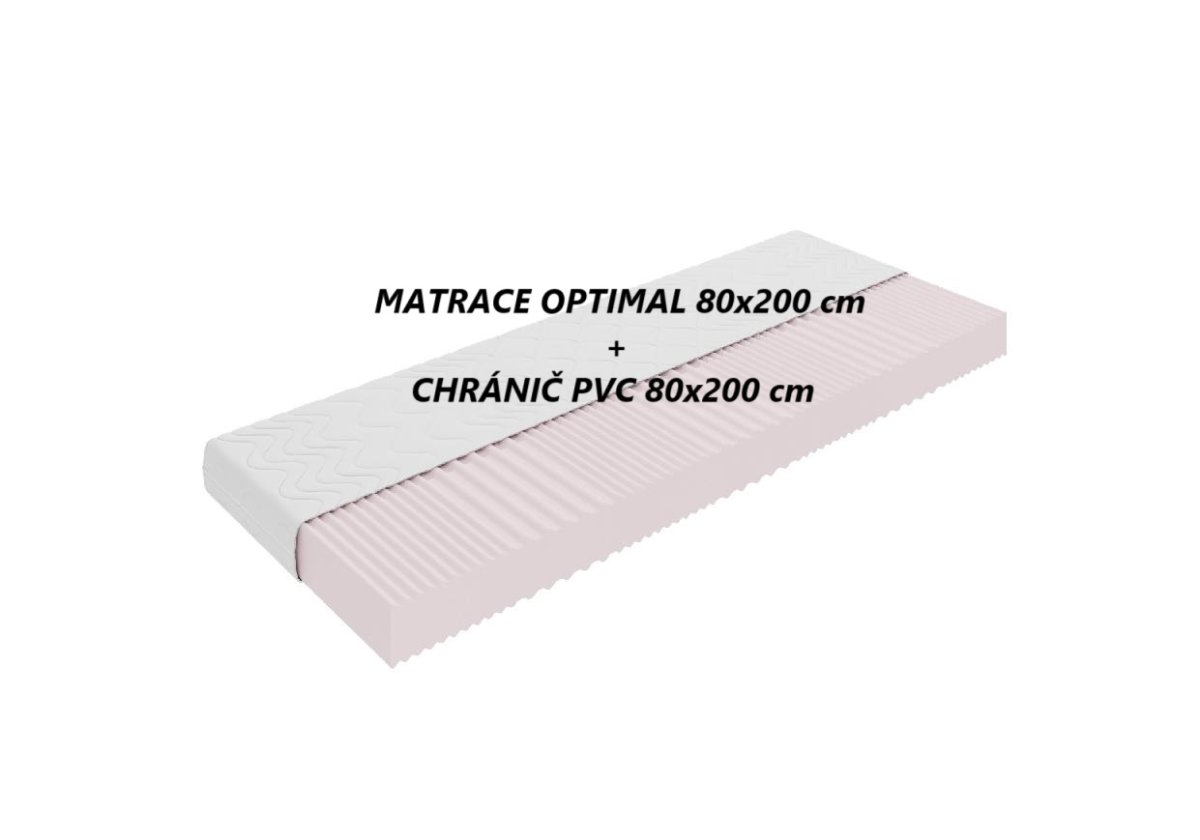 Matrace Optimal Comfort 80x200x10 cm + PVC chránič ZDARMA