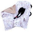 Obojstranná deka do kočíka minky 80x80 cm - koala Obojstranná deka do kočíka minky 80x80 cm - koala