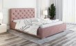 Čalúnená posteľ Verona 160/200 cm s úložným priestorom jasmine 