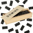 Domino v dřevěné krabičce