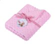 Detská deka Minky/Soft 80 x90xcm ružová