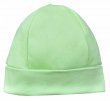 Dojčenská bavlnená čiapočka - zelená vel.62