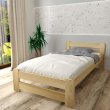 Zvýšená posteľ z masívu Halina 160x200 cm  + matrace Relax 10 cm + rošt ZADARMO