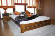 Zvýšená postel z masívu Halle 120x200 cm dub +rošt ZADARMO