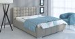 Čalúnená posteľ Napoli 90/200 cm s úložným priestorom jasmine 