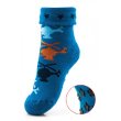 Detské protišmykové ponožky - tmavo modré