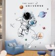 Detská samolepiaca dekorácia na stenu - Astronaut s Lajkou