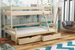 Poschodová posteľ Tara 200x90 cm + rošty + šuplíky ZADARMO