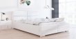 Čalúnená posteľ Bari 160/200 cm s úložným priestorom madrid - ekokoža