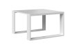 Konferenčný stolík 67 x 67 cm mini - biela / biela
