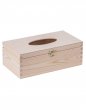 Krabička drevená na vreckovky 14,2x26,2x8,2 cm zapínanie