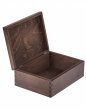 Krabička drevená  16x22x8 cm temný bronz