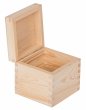 Krabička drevená 13,5x13,5x10,7 cm