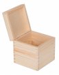 Krabička drevená 13x13x13,5 cm
