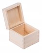 Krabička drevená  na čaj  10x10x7,5 cm