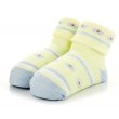 Dojčenské ponožky 6-12 mesiacov TBS006 - žlutá / modrá