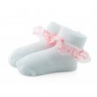 Dojčenské ponožky 0-6 mesiacov TBS040 - bílá