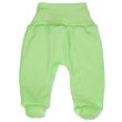 Dojčenské bavlnené polodupačky - zelené - 56