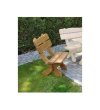Záhradná stolička zo smrekového masívu - dub