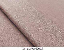 Čalouněný panel Classic 3 cm - starorůžová 14