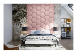 Zvětšit Čalouněný panel Hexagon 5 cm - starorůžová 14