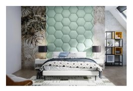 Zvětšit Čalouněný panel Hexagon 3 cm - mátová 15