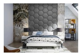 Zvětšit Čalouněný panel Hexagon 3 cm - šedá 18