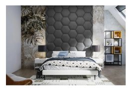 Zvětšit Čalouněný panel Hexagon 3 cm - grafitová 19