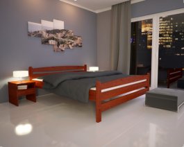 zväčšiť obrázok Posteľ Kate 160x200 s roštom farba čerešňa zväčšiť obrázok Posteľ Kate 160x200 s roštom farba čerešňa
