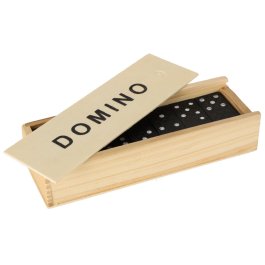 Domino v dřevěné krabičce