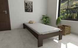 zväčšiť obrázok Posteľ Adam 200x80 cm - ORECH + matrace Relax + rošt ZADARMO