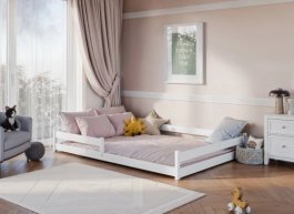 zväčšiť obrázok Detská montessori posteľ Axel 120/200 cm + rošt ZADARMO - biela zväčšiť obrázok Detská montessori posteľ Axel 120/200 cm + rošt ZADARMO - biela