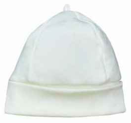 zväčšiť obrázok Dojčenská bavlnená čiapočka - bielá vel.62