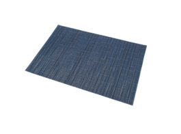 zväčšiť obrázok Prestieranie pletené PVC 1 kus - tmavo modrá