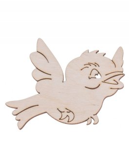 zväčšiť obrázok Detská drevená dekorácia - Vtáčik