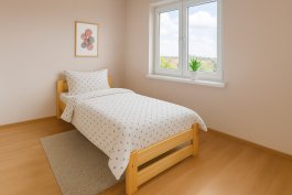 zväčšiť obrázok Posteľ z masívu Evropa 90 x 200 cm + matrac Optimal 15cm + rošt ZADARMO zväčšiť obrázok Posteľ z masívu Evropa 90 x 200 cm + matrac Optimal 15cm + rošt ZADARMO