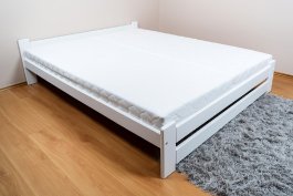 zväčšiť obrázok Zvýšená postel z masívu Halle biela 180x200 cm + rošt ZADARMO