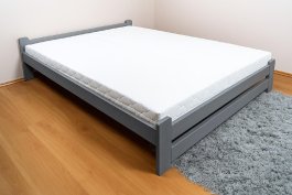 zväčšiť obrázok Zvýšená postel z masívu Halle šedá 120x200 cm + rošt ZADARMO zväčšiť obrázok Zvýšená postel z masívu Halle šedá 120x200 cm + rošt ZADARMO