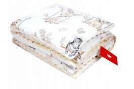 zväčšiť obrázok Vankúšik + deka do kočíka minky - safari na hojdačke