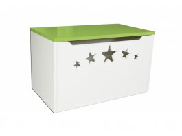 zväčšiť obrázok Box na hračky - hvezdy zelené
