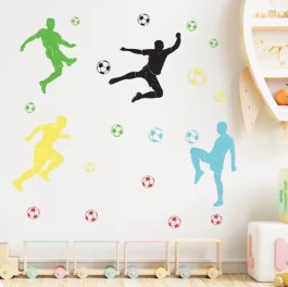 zväčšiť obrázok Samolepiaca dekorácia na stenu / Fotbal
