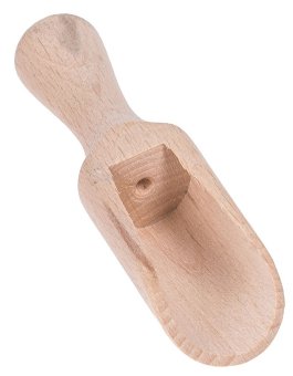 zväčšiť obrázok Drevená lopatka na korenie 10 cm