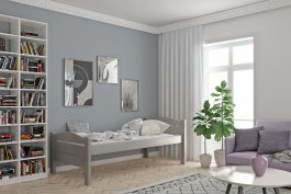 zväčšiť obrázok Zvýšená posteľ Mariola 90x200 cm šedá + rošt ZADARMO
