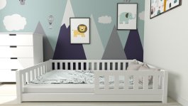 zväčšiť obrázok Posteľ Montessori Matylda 120x200 cm - BIELA + rošt ZADARMO zväčšiť obrázok Posteľ Montessori Matylda 120x200 cm - BIELA + rošt ZADARMO