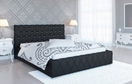 zväčšiť obrázok Čalúnená posteľ Parma 180/200 cm s úložným priestorom madrid - ekokoža