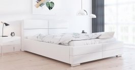 zväčšiť obrázok Čalúnená posteľ Bari 160/200 cm s úložným priestorom madrid - ekokoža