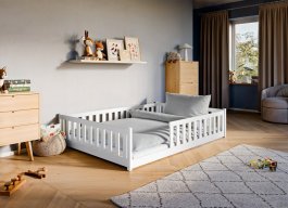 zväčšiť obrázok Postel Reno 140/200 cm + rošt ZADARMO biela zväčšiť obrázok Postel Reno 140/200 cm + rošt ZADARMO biela