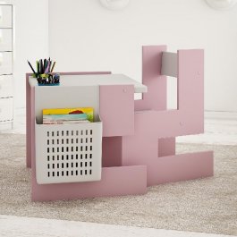 zväčšiť obrázok Stol a stolička model S - růžová