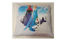 zväčšiť obrázok Detská obliečka na vankúš 40x40 cm - Frozen / biela