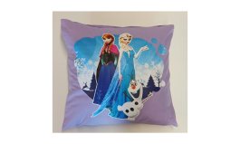 zväčšiť obrázok Detská obliečka na vankúš 40x40 cm - Frozen / lila